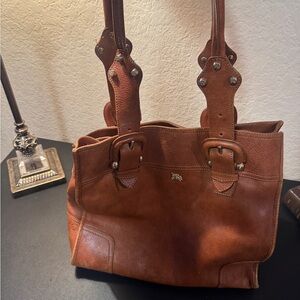 Brown Leather Burberry Purse